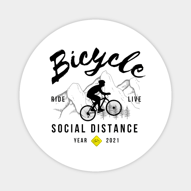 Bicycle Magnet by JM ART